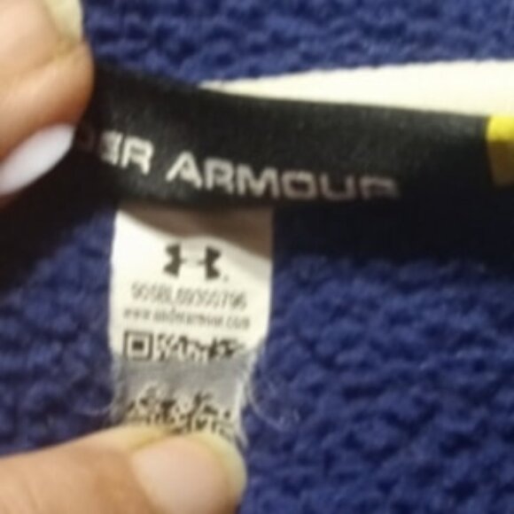 Under Armour Gamut Hoodie Womens XS Purple ColdGear Full Zip Fleece - Picture 4 of 4